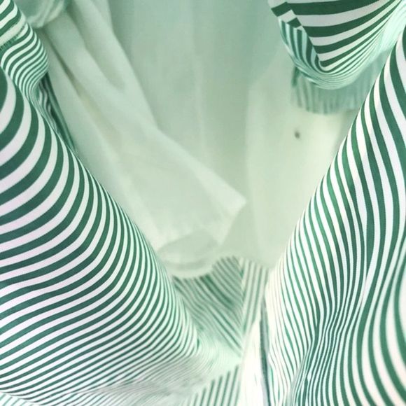 **English Factory Stripe Spaghetti Strap (Tie) Shoulder Dress - Picture 9 of 11